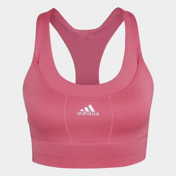 Soutien-gorge De Poche à Maintien Moyen Adidas Running Magenta