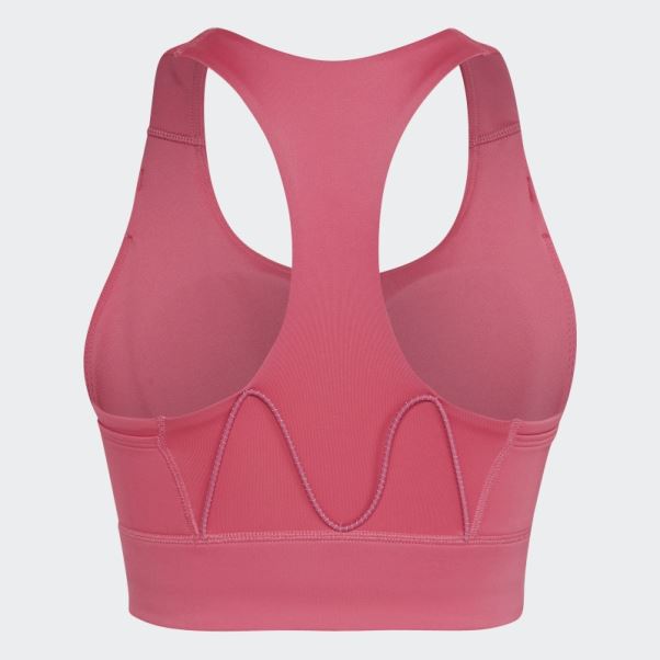 Soutien-gorge De Poche à Maintien Moyen Adidas Running Magenta