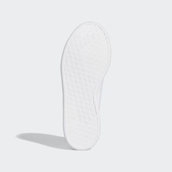 Adidas Grand Court Base Chaussures Platine Métallique
