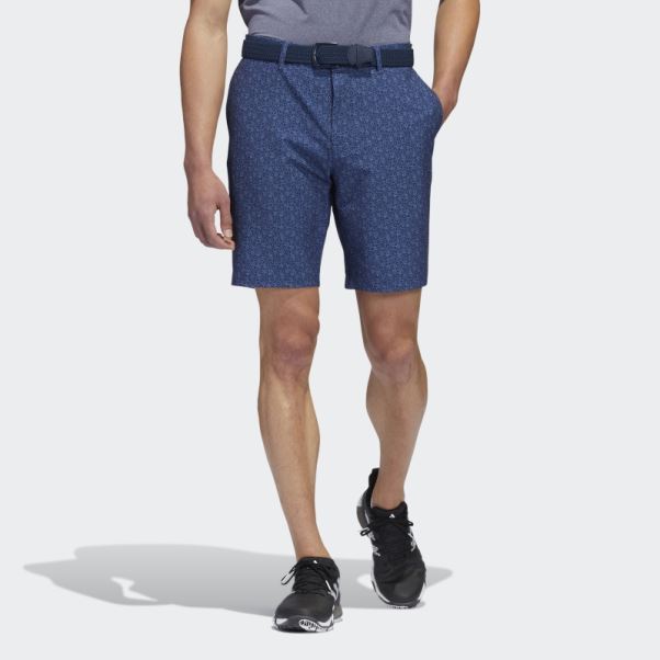 Short De Golf Imprimé Ultimate365 Neuf Pouces Bleu Marine Adidas