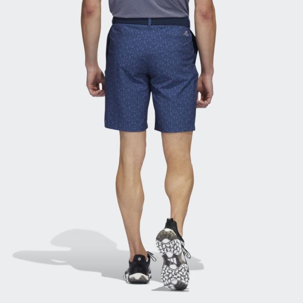 Short De Golf Imprimé Ultimate365 Neuf Pouces Bleu Marine Adidas