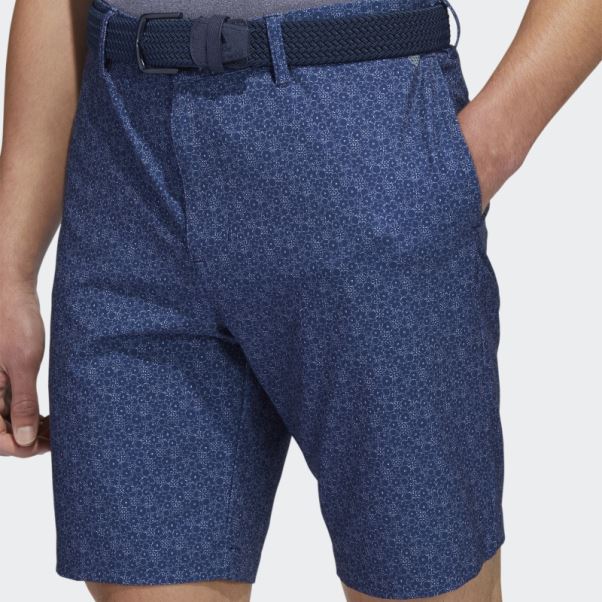 Short De Golf Imprimé Ultimate365 Neuf Pouces Bleu Marine Adidas