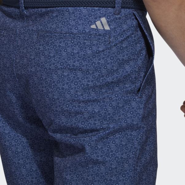 Short De Golf Imprimé Ultimate365 Neuf Pouces Bleu Marine Adidas