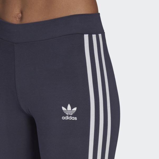 Collants Adicolor Classics 3 Bandes Bleu Marine Adidas