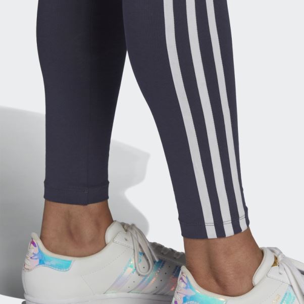 Collants Adicolor Classics 3 Bandes Bleu Marine Adidas