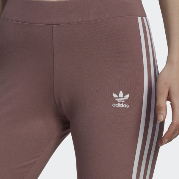Collant Adidas Adicolor Classics 3 Bandes Violet