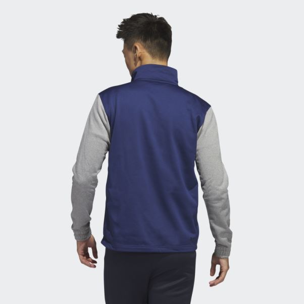 Adidas Canadiens 22 Nhl 1/4 Zip Veste Marine