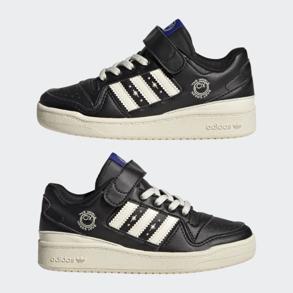 Adidas Forum Low Chaussures Noir/blanc Chaud