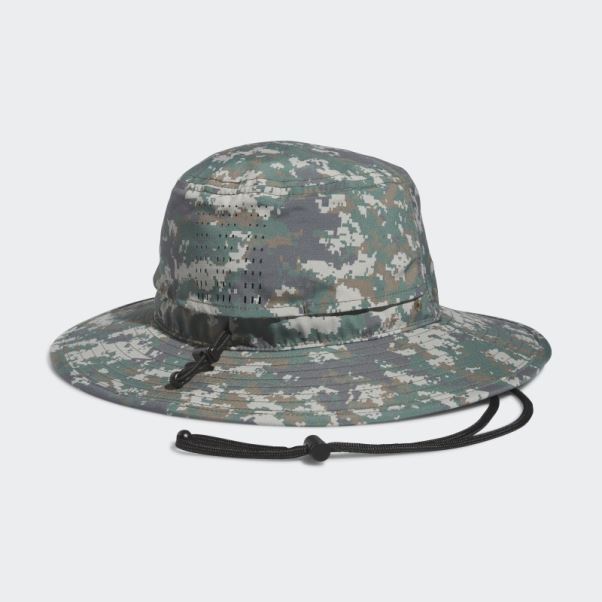 Chapeau à Large Bord Imprimé Camouflage Adidas
