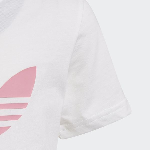 Ensemble Short Et Tee Adicolor Adidas Blanc