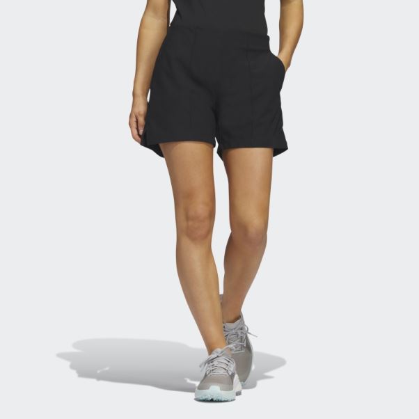 Short De Golf à Enfiler Pintuck 5 Pouces Noir Adidas
