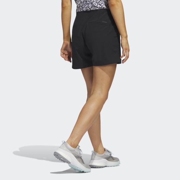 Short De Golf à Enfiler Adidas Pintuck 5 Pouces Noir