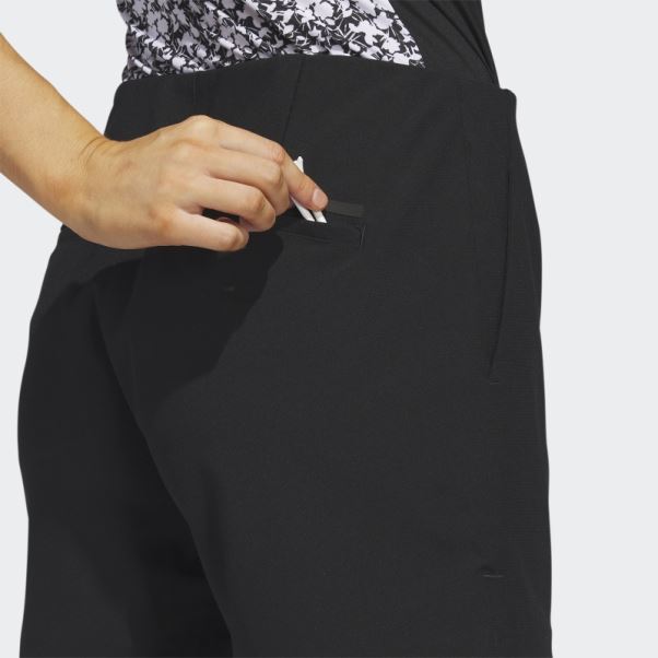Short De Golf à Enfiler Adidas Pintuck 5 Pouces Noir