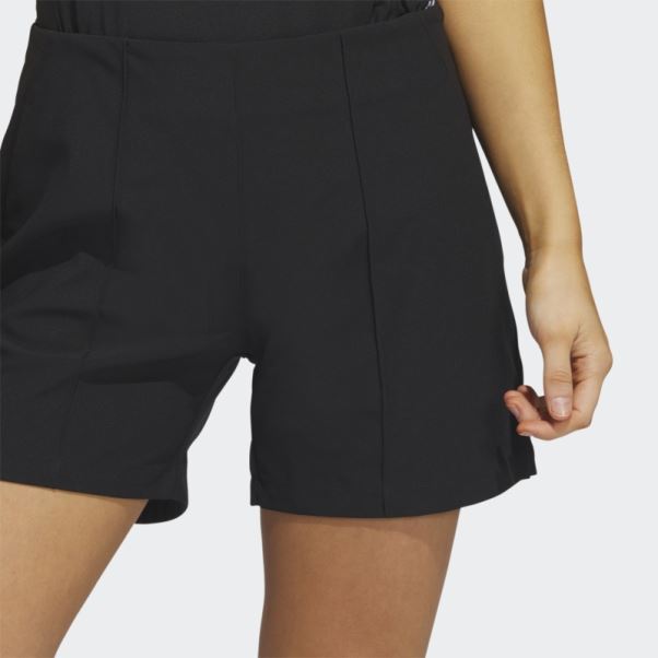 Short De Golf à Enfiler Adidas Pintuck 5 Pouces Noir
