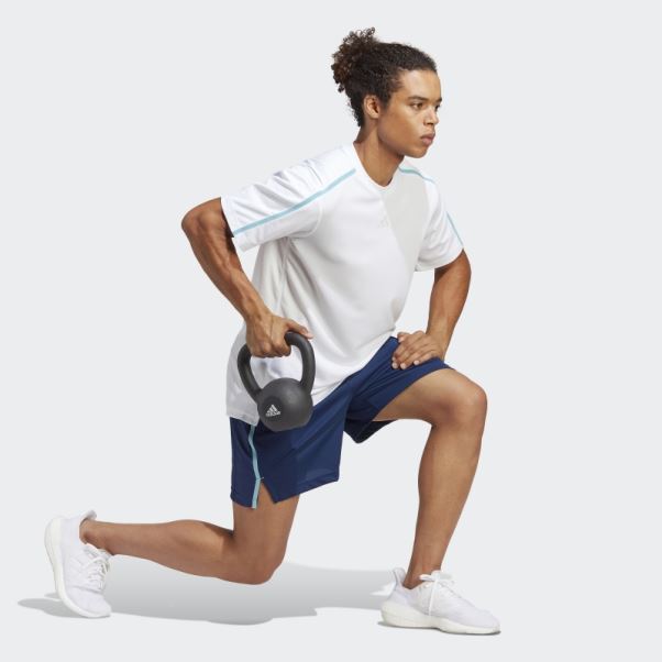Short Adidas Workout Base Bleu
