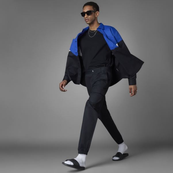 Pantalon Cargo Adidas Blue Version Essentials Noir