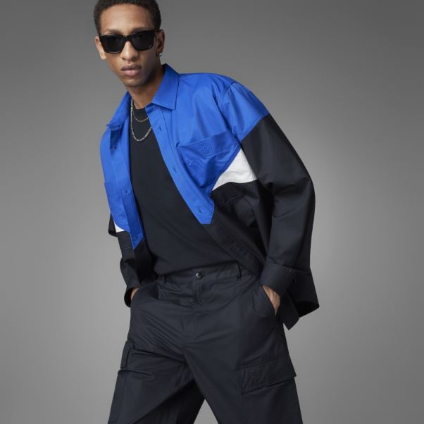 Pantalon Cargo Adidas Blue Version Essentials Noir