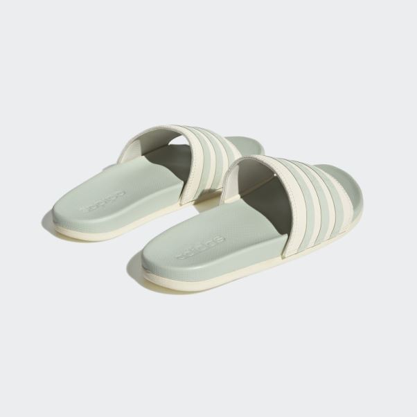 Adidas Adilette Confort Diapositives Vert