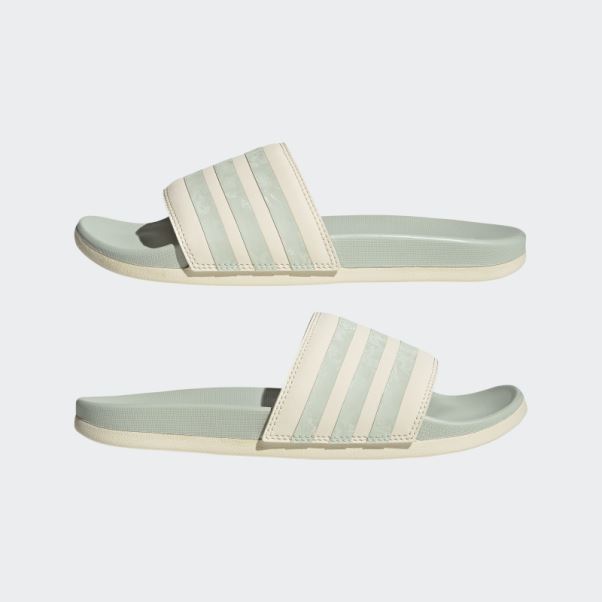 Adidas Adilette Confort Diapositives Vert