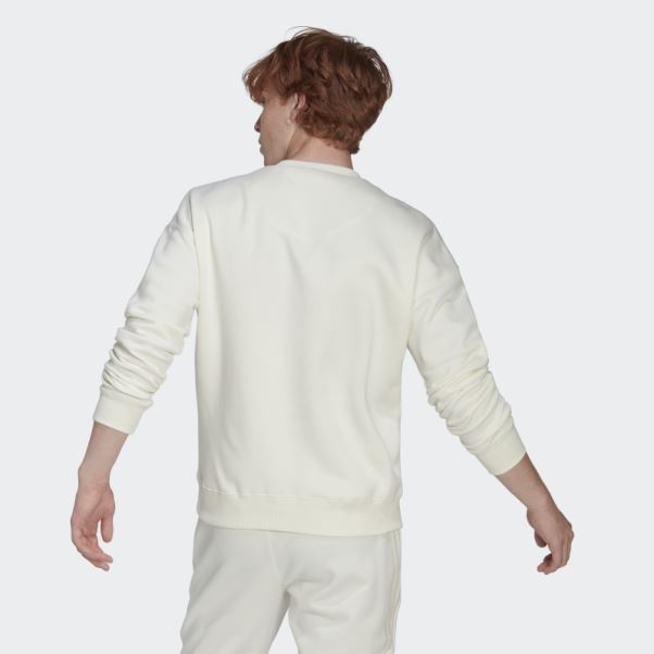 Sweat Molletonné Adidas Blanc