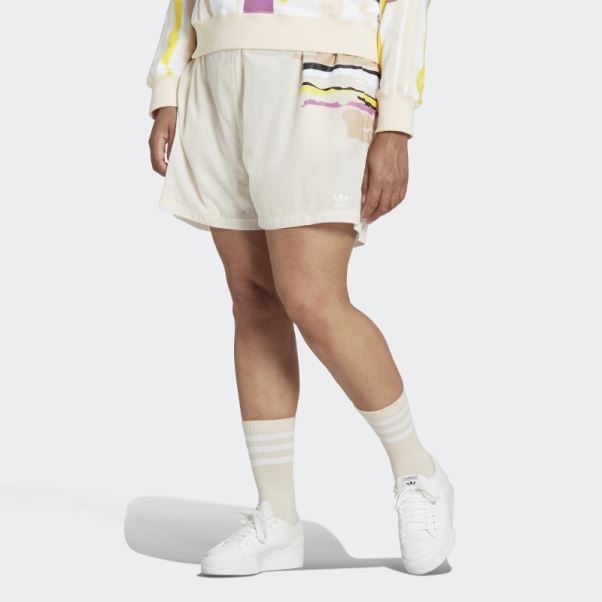Short Thebe Magugu X Adidas (grande Taille) Teinte écru