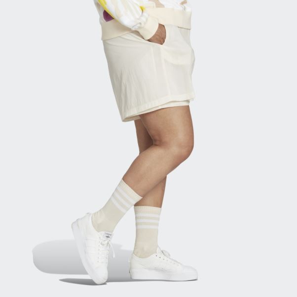 Short Thebe Magugu X Adidas (grande Taille) Teinte écru