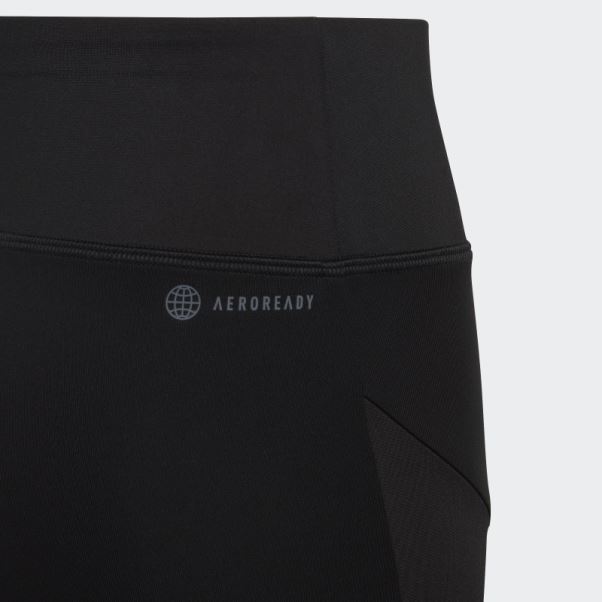 Collants Aeroready Taille Haute 7/8 Noirs Adidas