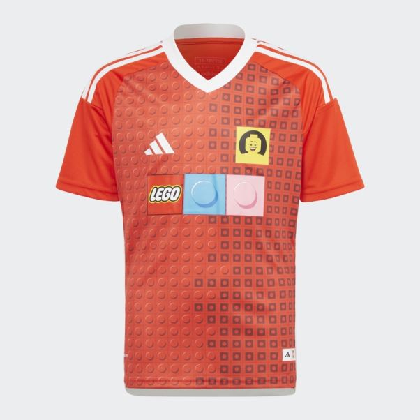 Maillot Domicile Adidas X Lego Orange Vif