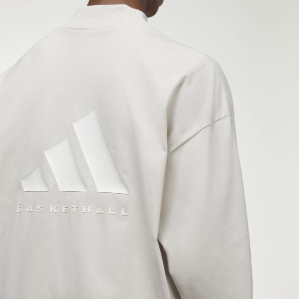 Adidas Haut De Basket-ball à Manches Longues En Aluminium