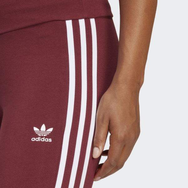 Legging Adicolor Classics 3-stripes 7/8 Flare Rouge Adidas