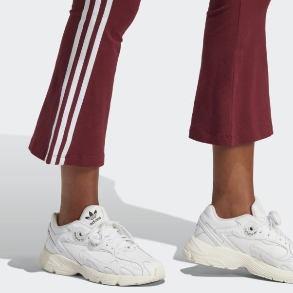 Legging Adicolor Classics 3-stripes 7/8 Flare Rouge Adidas
