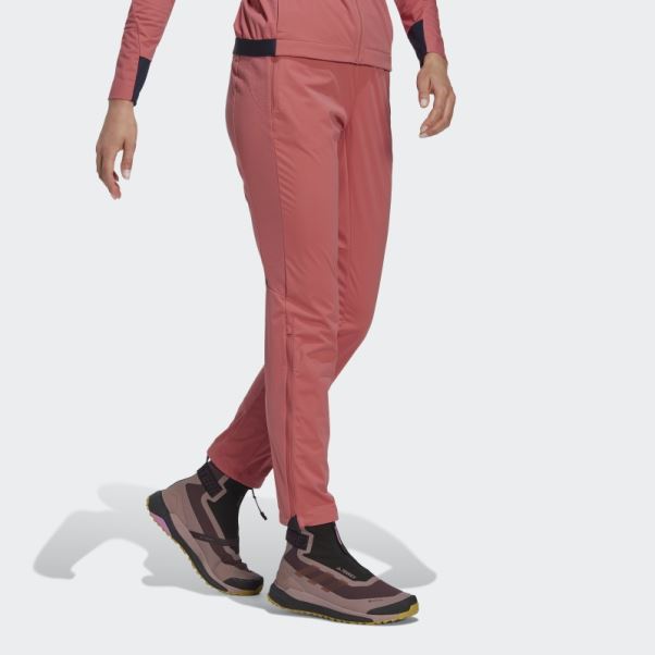 Pantalon De Jogging Softshell De Ski De Fond Rouge Terrex Xperior Adidas