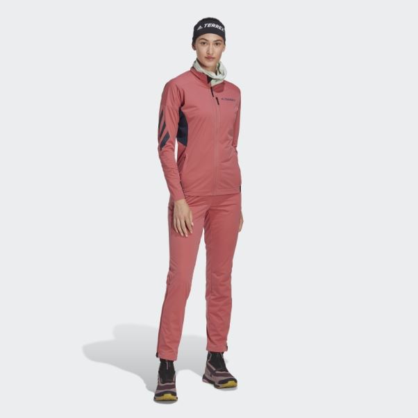 Pantalon De Jogging Softshell De Ski De Fond Rouge Terrex Xperior Adidas