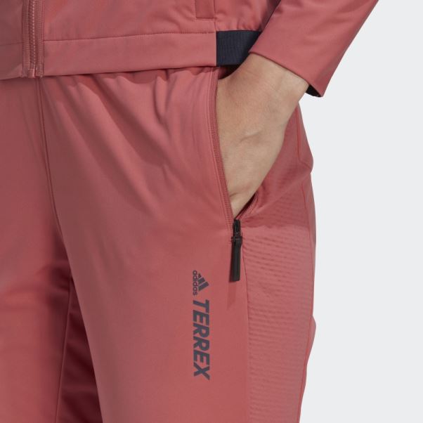 Pantalon De Jogging Softshell De Ski De Fond Rouge Terrex Xperior Adidas