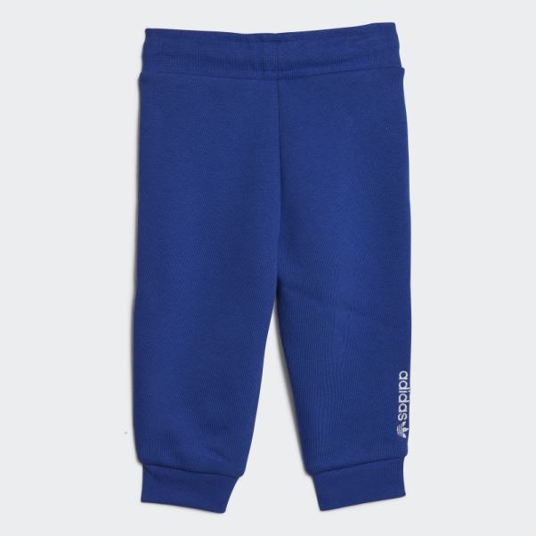 Ensemble Adidas Adicolor Crew Bleu