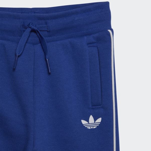 Ensemble Adidas Adicolor Crew Bleu