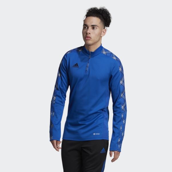 Pull Tiro Fleece Midlayer Bleu Royal Adidas