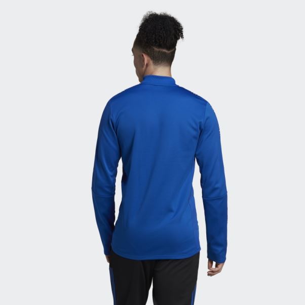 Pull Tiro Fleece Midlayer Bleu Royal Adidas