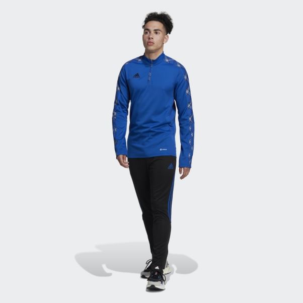 Pull Tiro Fleece Midlayer Bleu Royal Adidas
