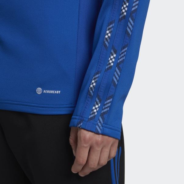 Pull Tiro Fleece Midlayer Bleu Royal Adidas