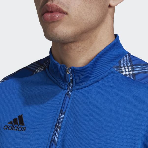 Pull Tiro Fleece Midlayer Bleu Royal Adidas