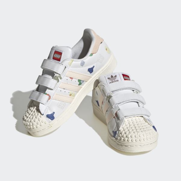 Adidas Superstar X Lego Blanche