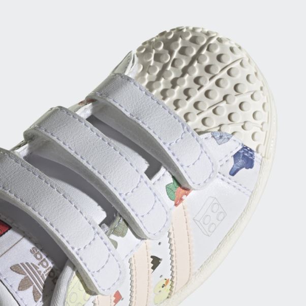 Adidas Superstar X Lego Blanche
