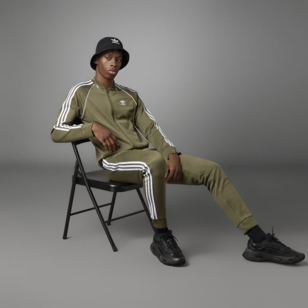 Pantalon De Survêtement Adicolor Classics Sst Olive Adidas