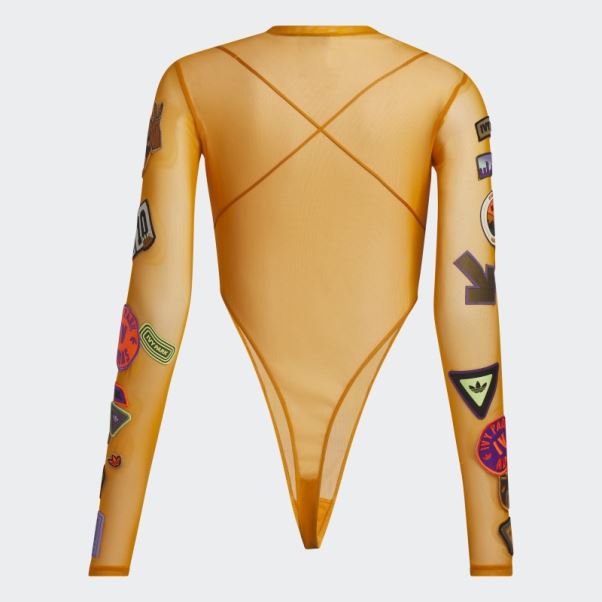 Body En Maille Power Light Orange Focus Adidas