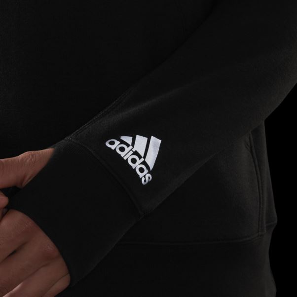 Sweat à Capuche Noir Adidas Runners