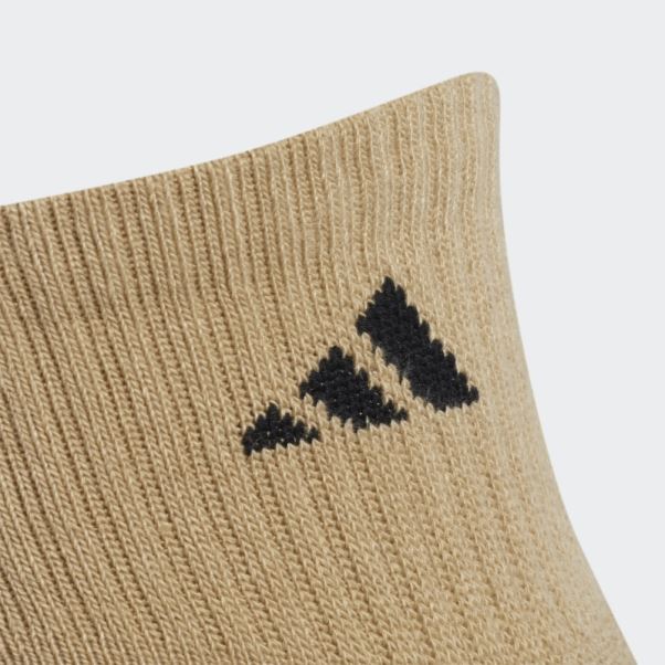 3 Paires De Chaussettes Beiges Matelassées Adidas