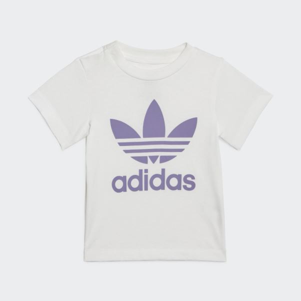Ensemble T-shirt Short Trèfle Adidas Lilas