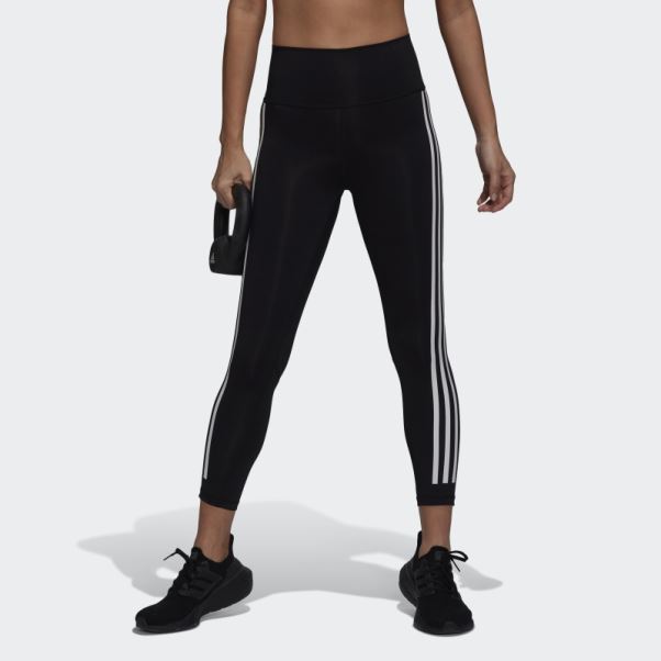 Adidas Optime Trainicons 7/8 Leggings Noir élégant