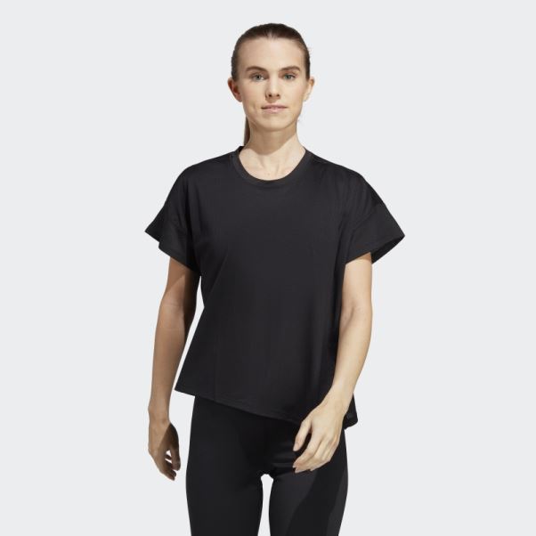 T-shirt D'entraînement Adidas Hiit Aeroready Quickburn Noir